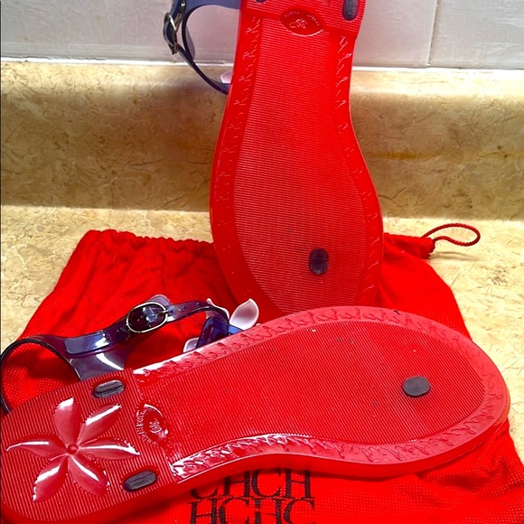 Carolina Herrera OG flat sandals. Only used once. Size 8. - Picture 1 of 3